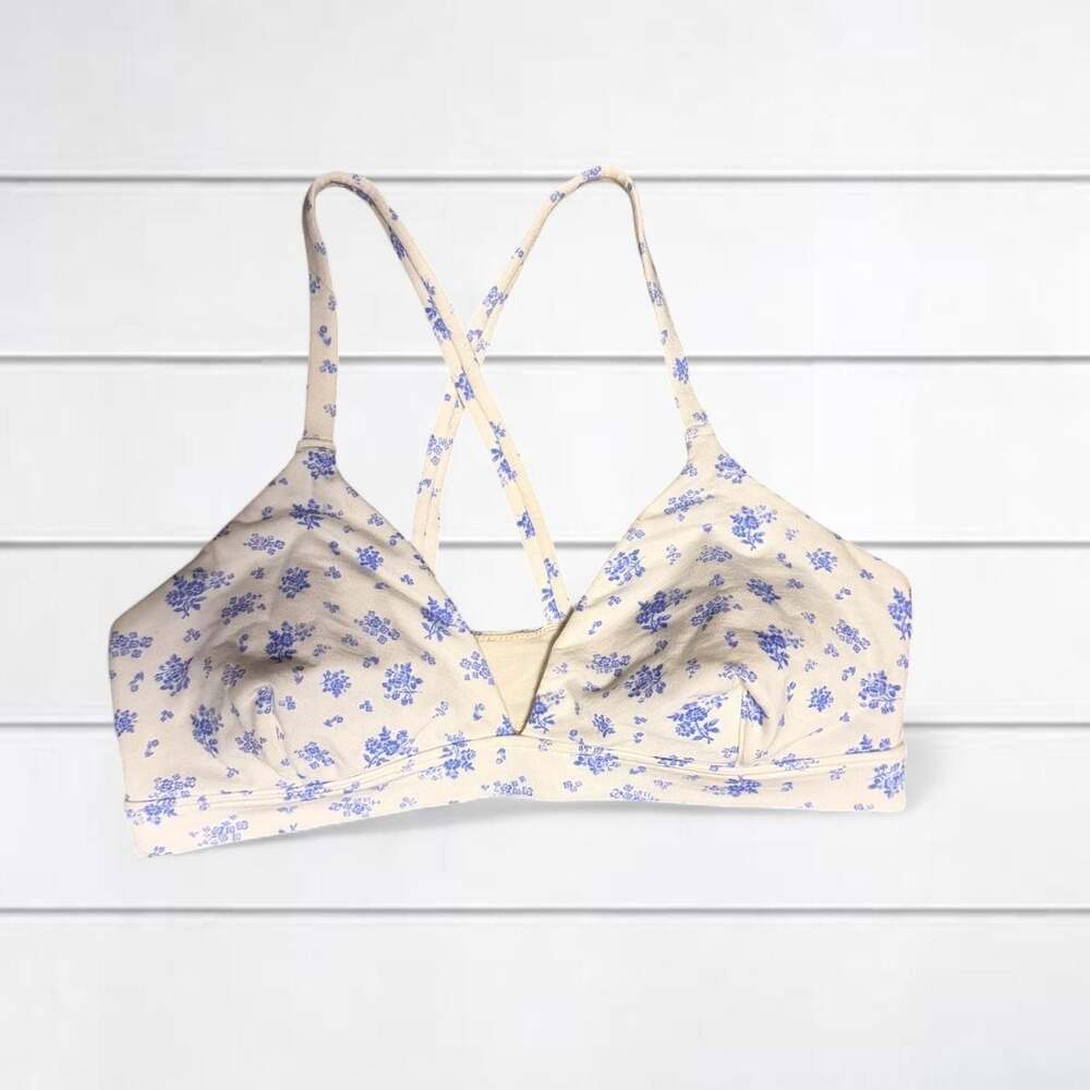 Parade Bralette Blue Floral Size S